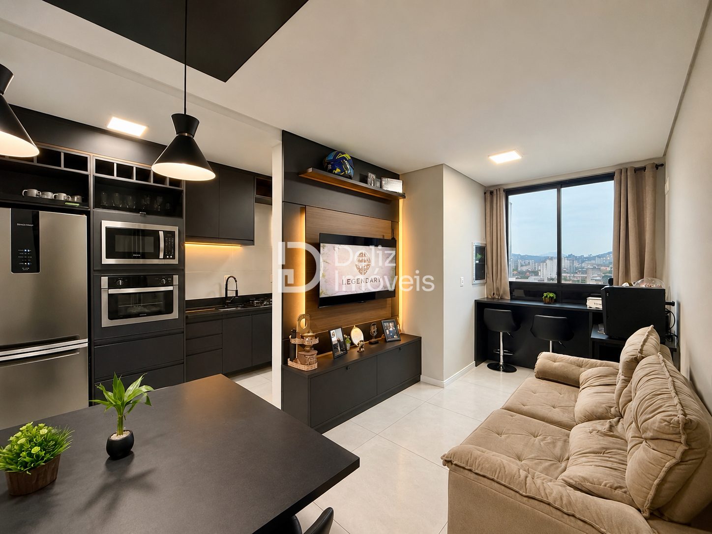 Apartamento à venda no Edifício Evidence em Xanxerê | Semi mobiliado com 2 demi suítes - Foto 3